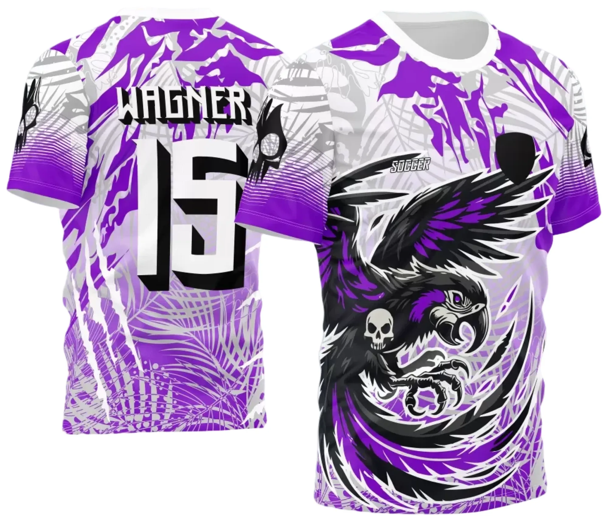 Camiseta unissex preta com logo no peito e estampa grande nas costas mostrando o tema Interclasse Arara Ataque 2024-2025, ideal para eventos escolares ou esportivos.