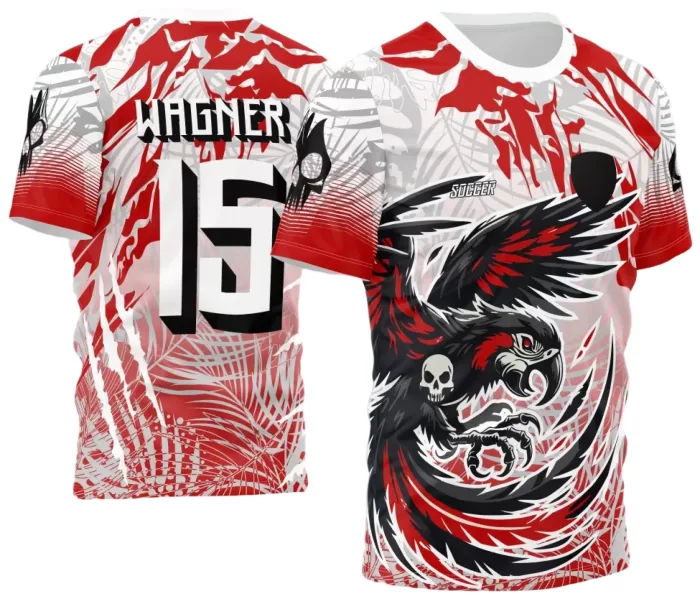 Arte Vetor Camisa de Interclasse Arara Ataque 2024 - 2025 V2 modelo 5