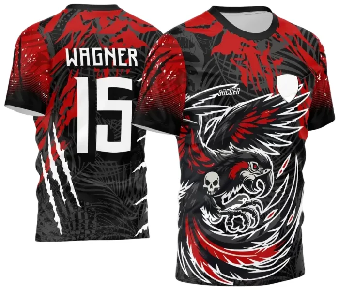 Arte Vetor Camisa de Interclasse Arara Ataque 2024 - 2025 modelo 4