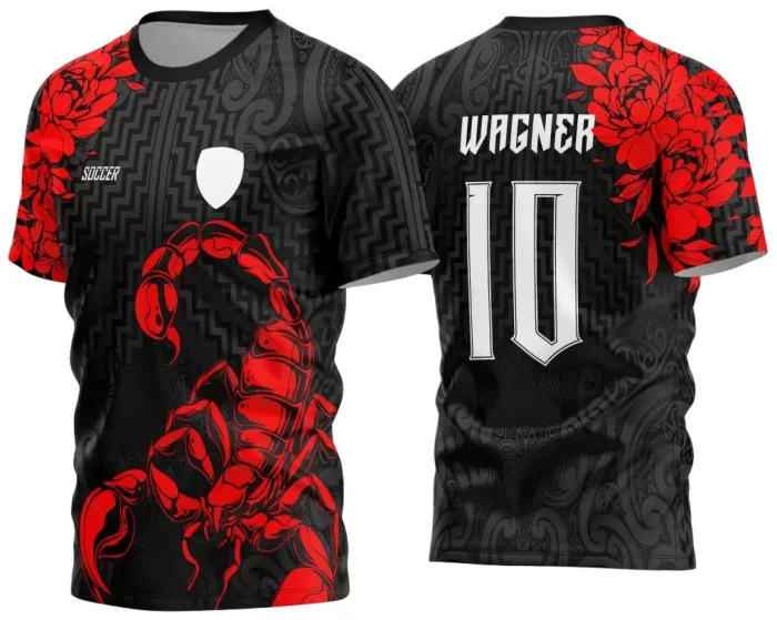Arte Vetor Camisa de Interclasse Escorpião 2024 - 2025 modelo 4