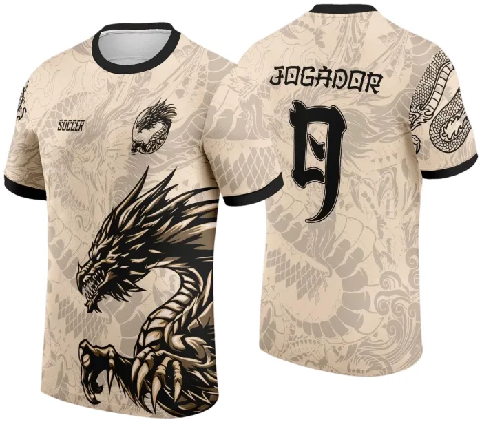 Arte Vetor Camisa de Interclasse Dragão 2024 - 2025 modelo 11