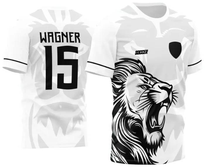 Arte Estampa Camisa Interclasse Leão 2024 modelo 2