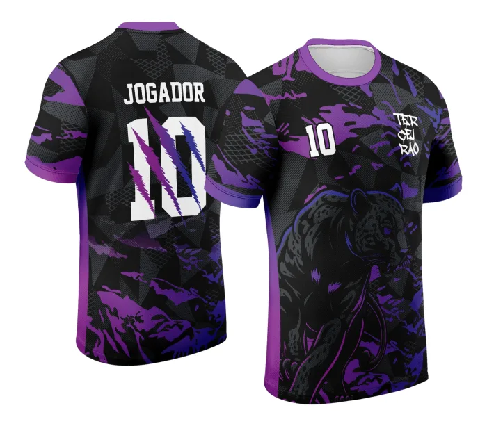 Arte Vetor Camisa Interclasse Pantera Roxa 2024