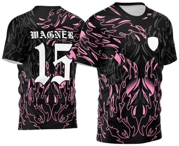 Arte Vetor Camisa InterClasse 2024 Chamas modelo 2