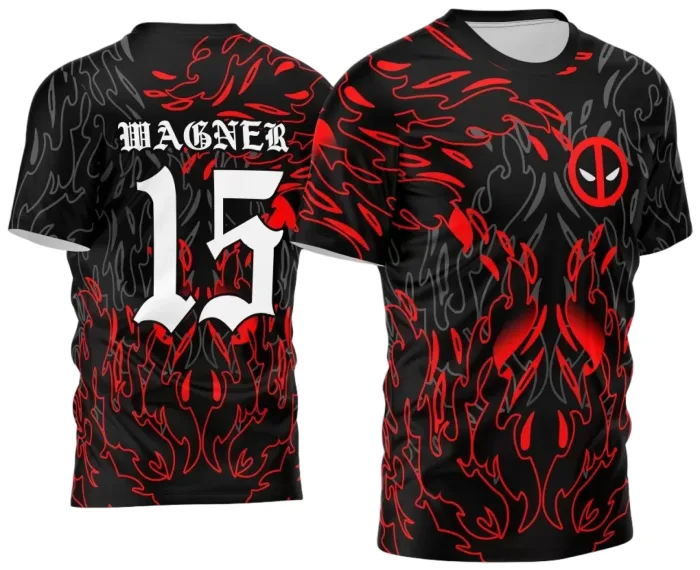 Arte Vetor Camisa InterClasse 2024 Deadpool modelo 2