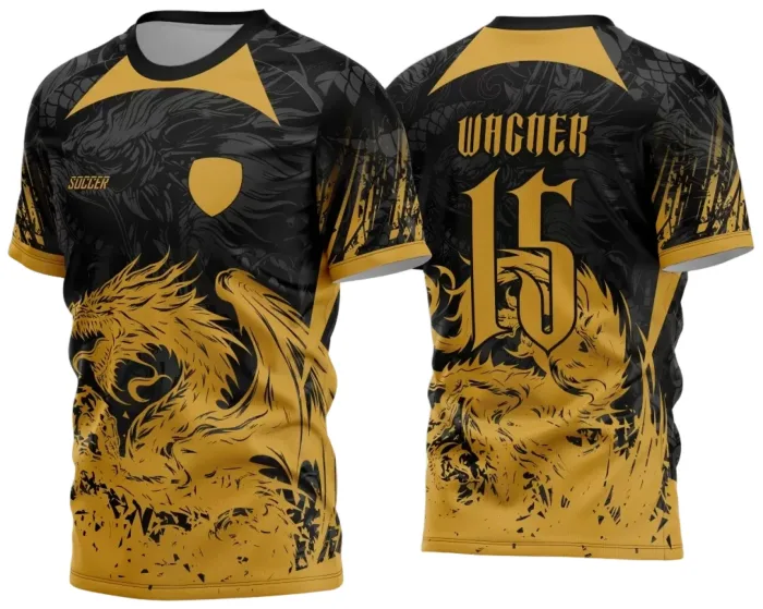 Arte Vetor Camisa Interclasse Dragão 2024 modelo 5