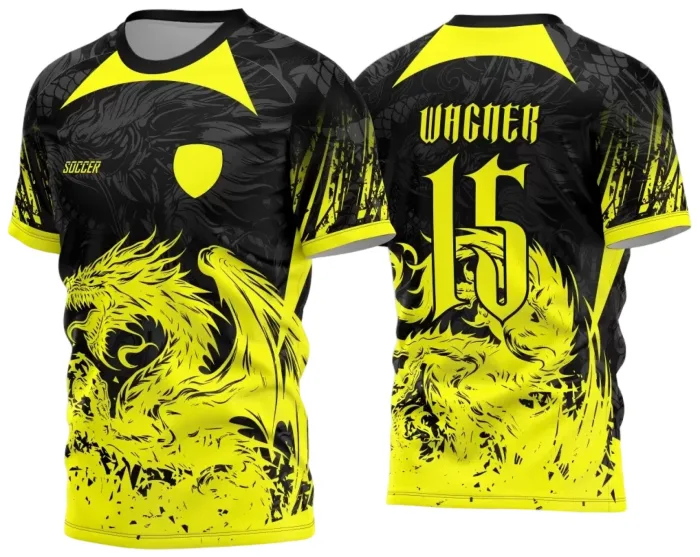 Arte Vetor Camisa Interclasse Dragão 2024 modelo 7