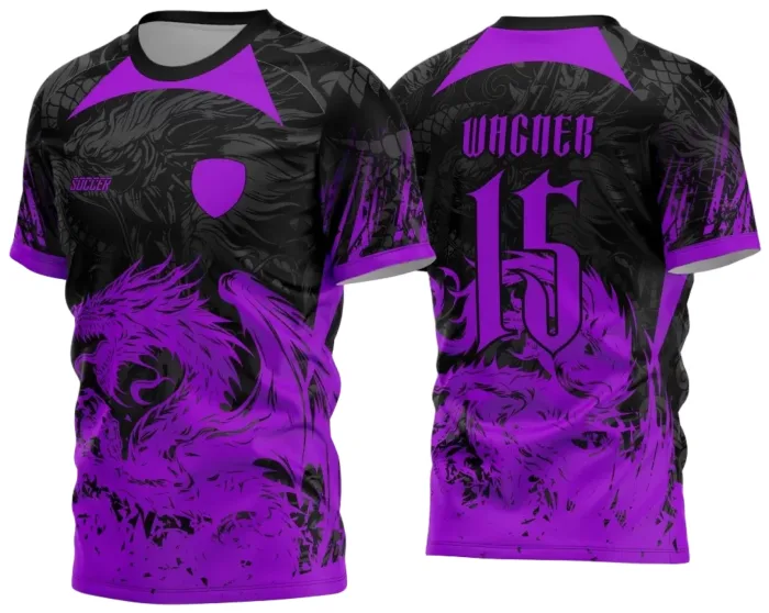 Arte Vetor Camisa Interclasse Dragão 2024 modelo 8