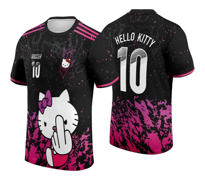Arte Vetor Camisa Interclasse Hello Kitty 2024
