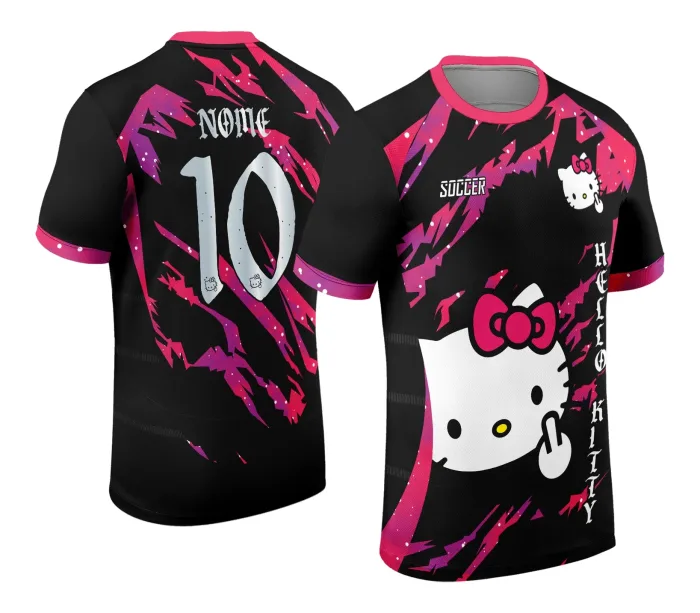 Arte Vetor Camisa Interclasse Hello Kitty 2024 modelo 2