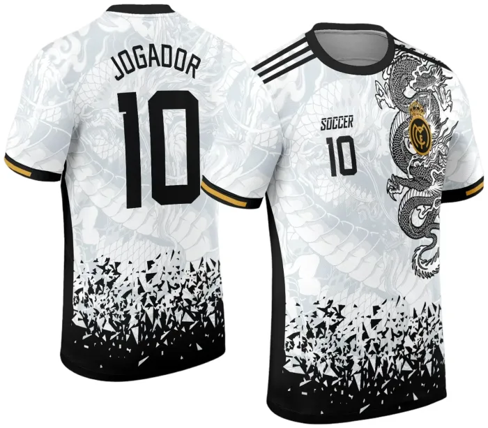 Arte Vetor Camisa Interclasse Dragão 2024 modelo 17