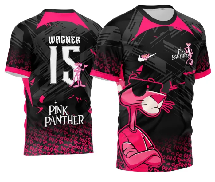 Camisa Interclasse Pantera cor de Rosa