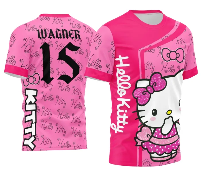 Arte Vetor Camisa Interclasse Hello Kitty 2024 modelo 4