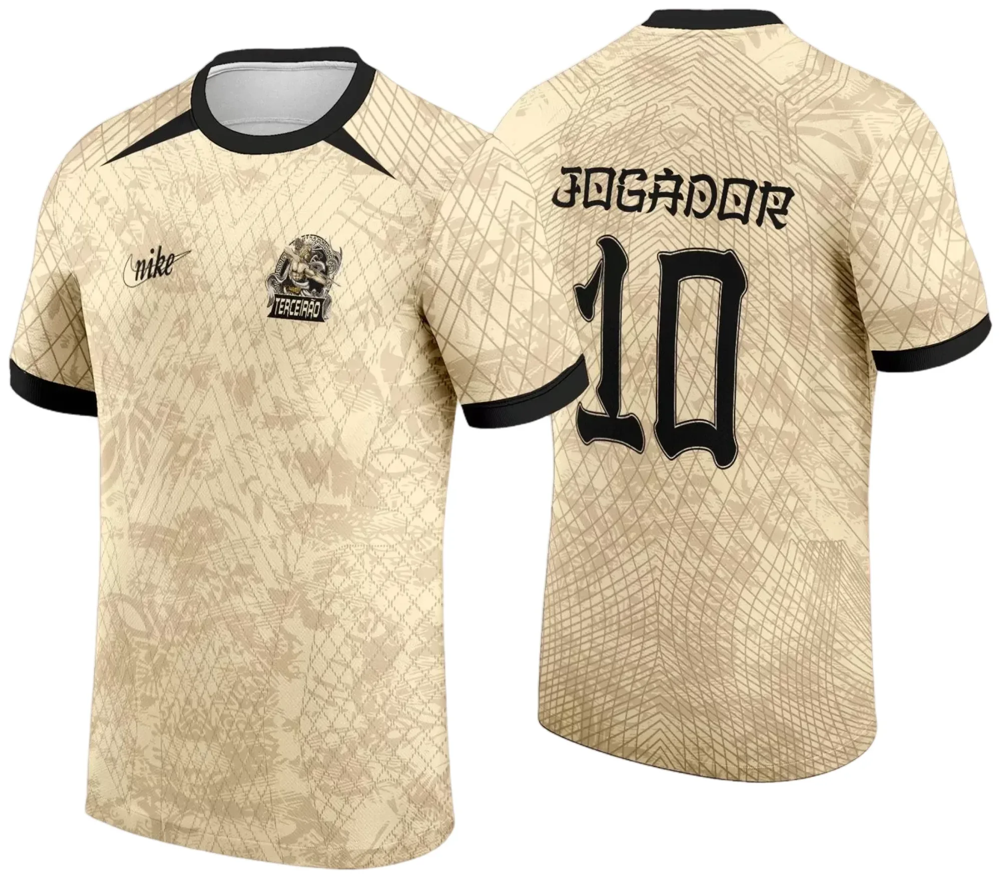 Camiseta unissex branca com logo no peito e estampa grande nas costas, tema Jogos Internos Interclasse 2024, modelo 2, ideal para eventos escolares e esportivos.