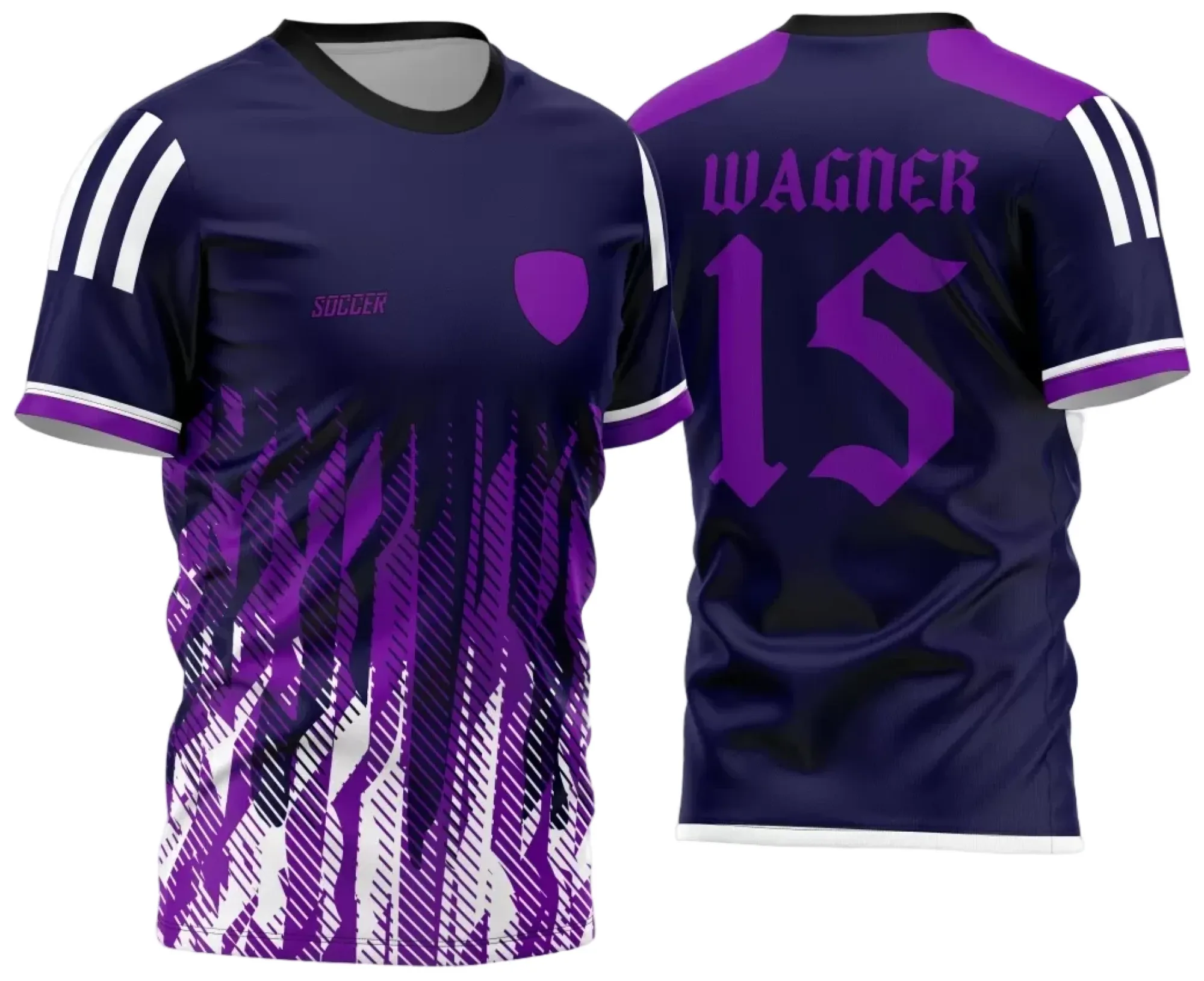 Camiseta unissex branca com logo no peito e estampa grande nas costas dos Jogos Internos Interclasse 2024, perfeita para eventos escolares e esportivos.