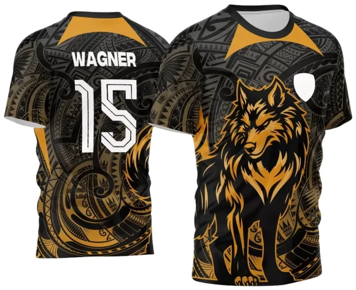 Arte Vetor Camisa Interclasse - Jogos Internos - 2024 - Lobo modelo 3