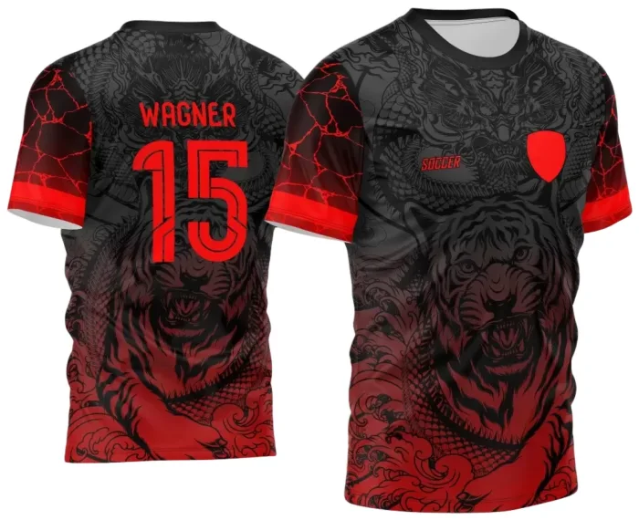 Arte Estampa Camisa Interclasse - Jogos Internos - 2024 - Dragão e Tigre