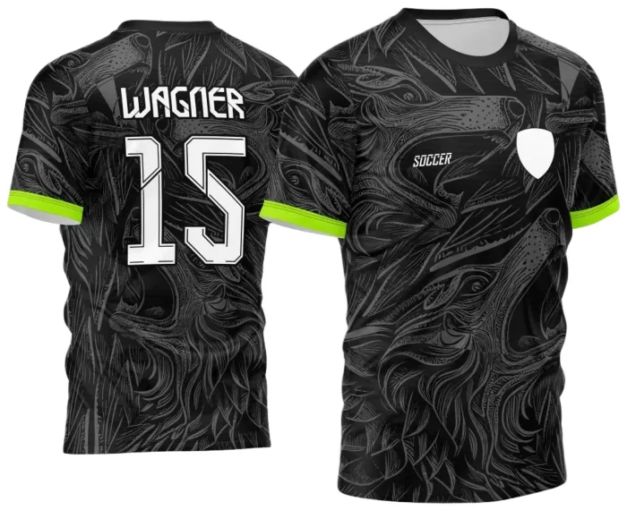 Arte Vetor Camisa Interclasse - Jogos Internos - 2024 - Lobos modelo 2