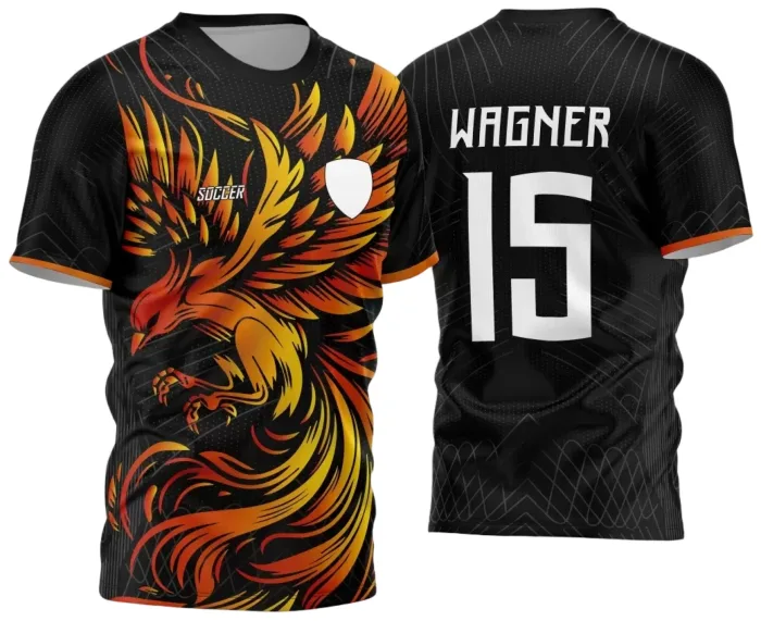 Arte Vetor Camisa Interclasse - Jogos Internos - 2024 - Fênix modelo 10