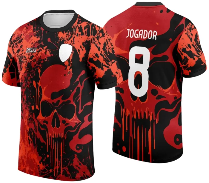 Arte Vetor Camisa Interclasse - Jogos Internos - 2024 - Caveira