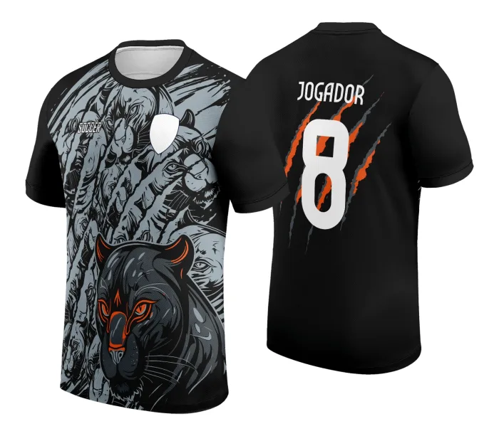 Arte Vetor Camisa Interclasse - Jogos Internos - 2024 - Pantera modelo 2