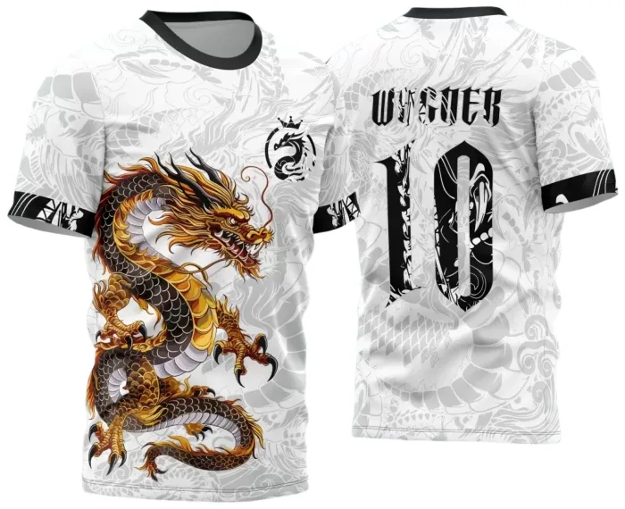 Arte Vetor Camisa InterClasse Dragão 2024 modelo 22