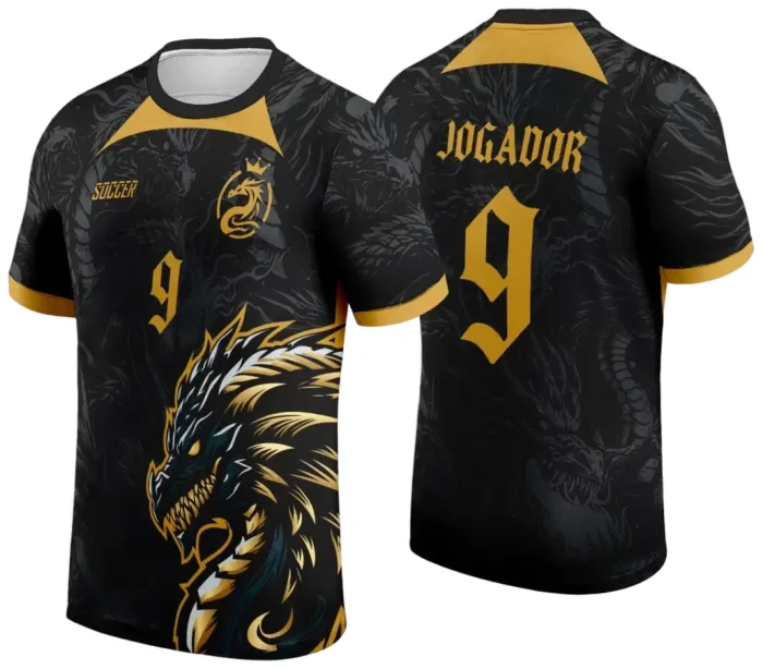 Arte Vetor Camisa Interclasse - Jogos Internos - 2024 - Dragão modelo 7