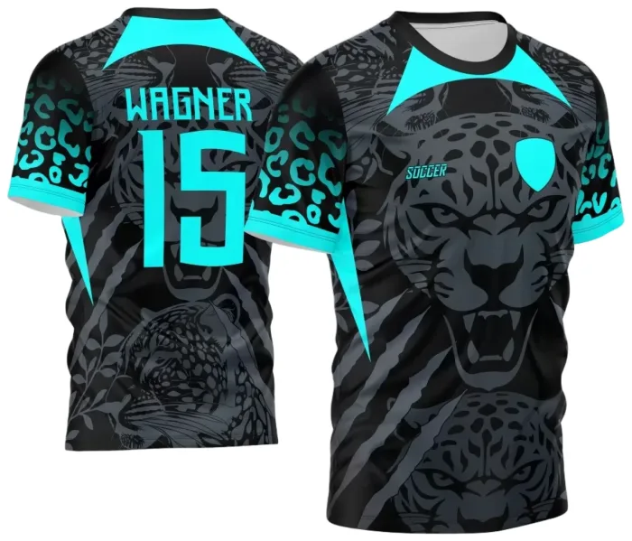 Arte Vetor Camisa InterClasse 2024 Onça modelo 5