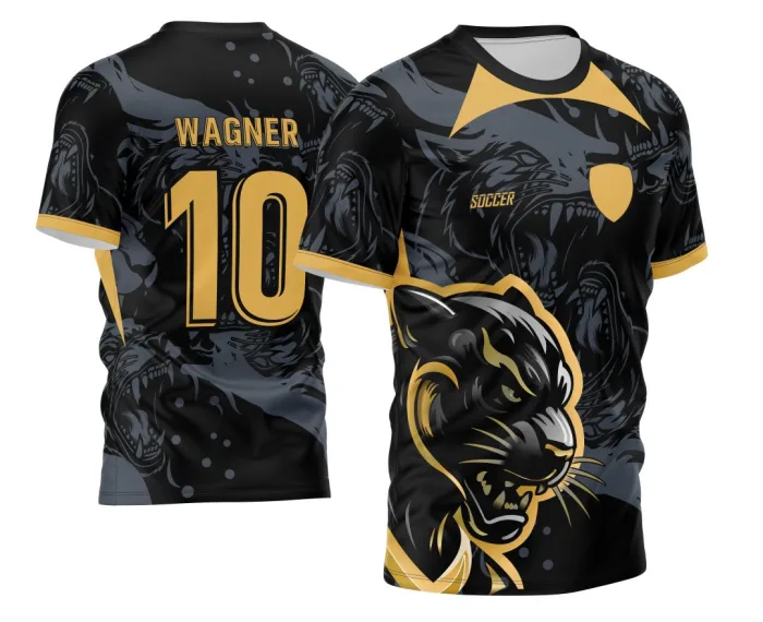 Arte Vetor Camisa InterClasse 2024 Pantera Negra modelo 2