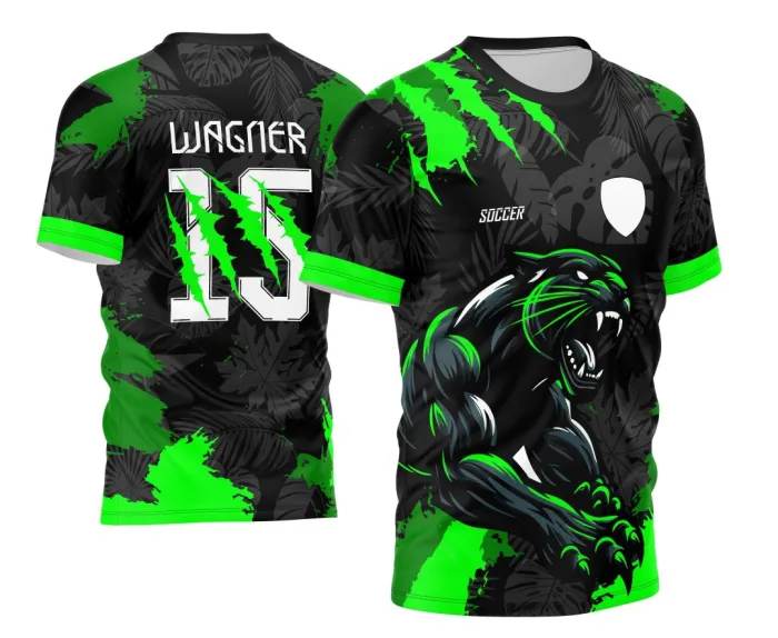 Arte Vetor Camisa InterClasse 2024 Pantera Negra modelo 3