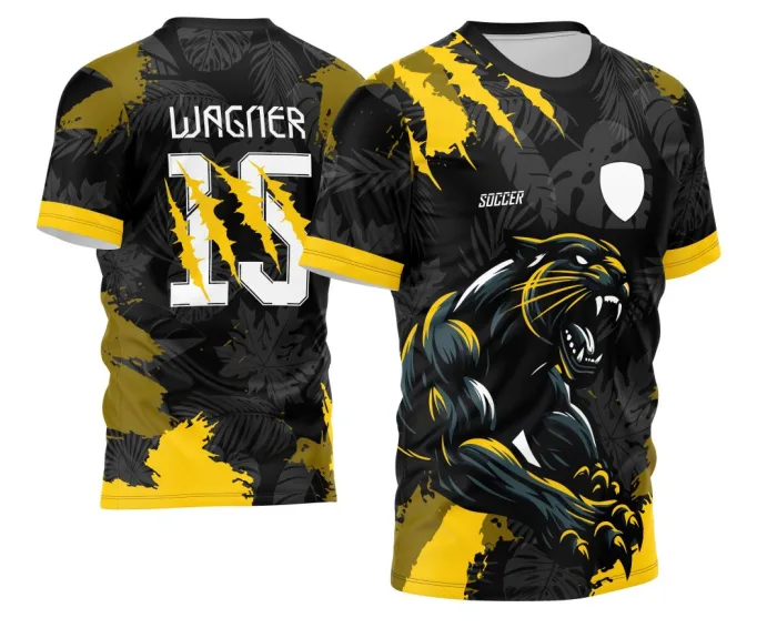 Arte Vetor Camisa InterClasse 2024 Pantera Negra modelo 5