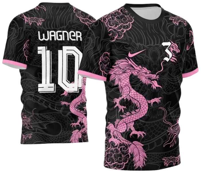Arte Vetor Camisa InterClasse 2024 Dragão modelo 4
