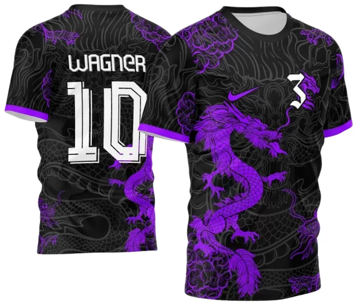 Arte Vetor Camisa InterClasse 2024 Dragão modelo 8