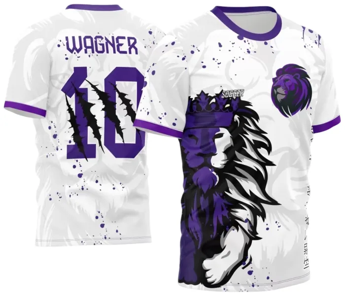 Arte Estampa Camisa InterClasse 2024 Leão modelo 2