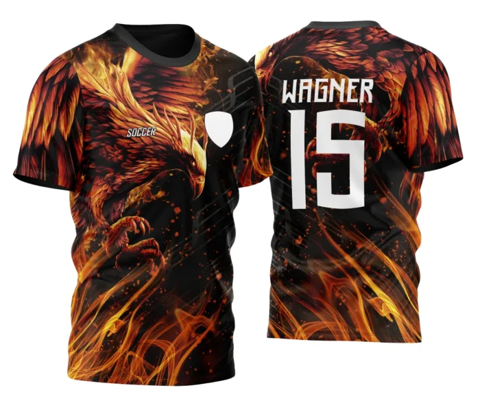 Arte Vetor Camisa InterClasse Fenix Fogo 2024 Modelo 03