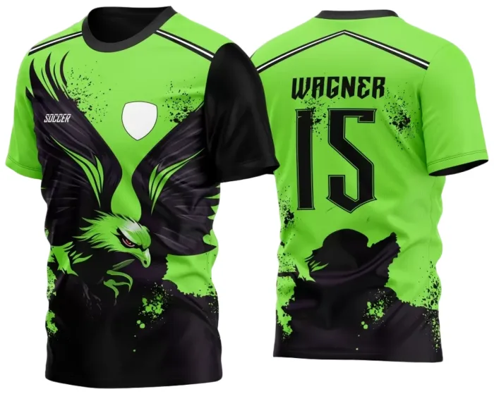 Arte Vetor Estampa Camisa InterClasse Águia Modelo 01