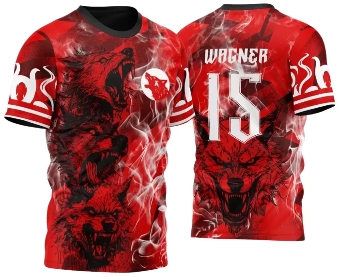 Arte Vetor Camisa InterClasse 2024 Quatro Lobos Modelo 01