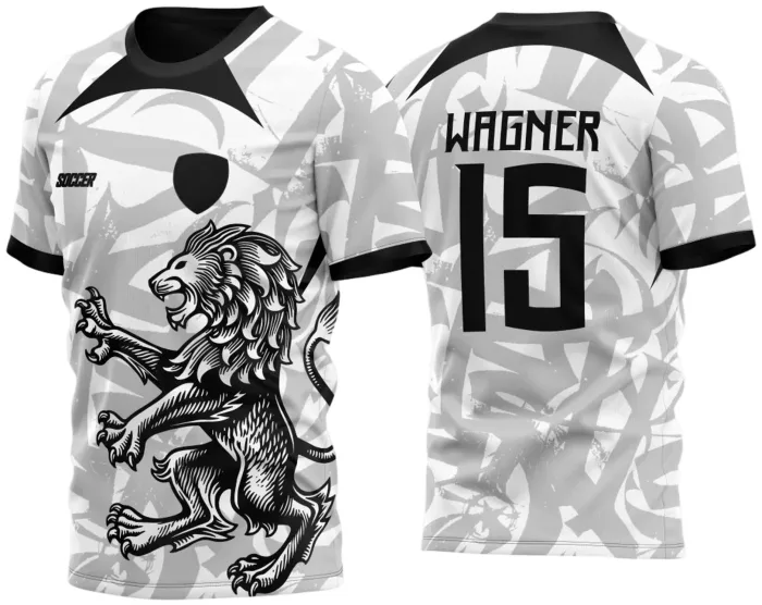 Arte Vetor Camisa InterClasse Leão 2024 modelo 3