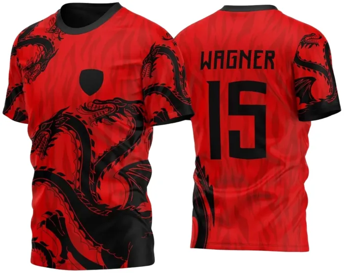 Arte Vetor Camisa Para Atlética Acadêmica e InterClasse Dragão 2023 modelo 2