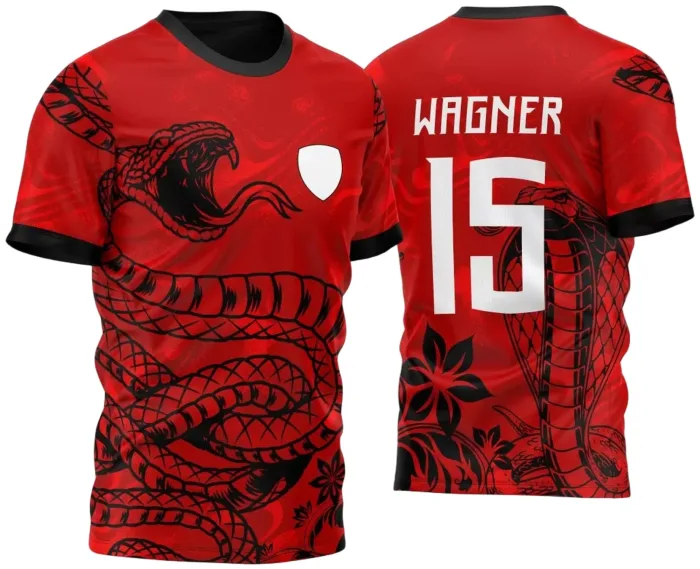 Arte Vetor Camisa Para Atlética Acadêmica e InterClasse Cobra 2023 modelo 8
