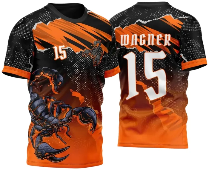 Arte Vetor Camisa Para Atlética Acadêmica e InterClasse Escorpião 2023 modelo 2