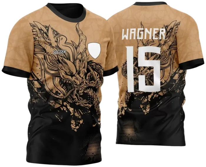 Arte Vetor Camisa Para Atlética Acadêmica e InterClasse Dragão Grunge M2 2023