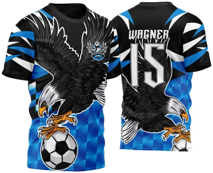 Arte Vetor Camisa Para InterClasse Águia Futebol Club 2023 Modelo 001