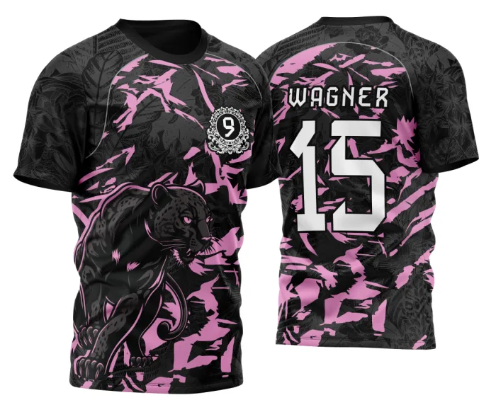 Arte Vetor Camisa Para InterClasse Pantera Nono Ano 2026 Modelo Rosa