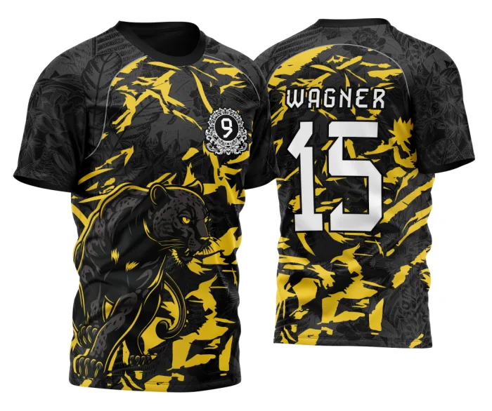 Arte Vetor Camisa Para InterClasse Pantera Nono Ano 2026 Modelo Amarela