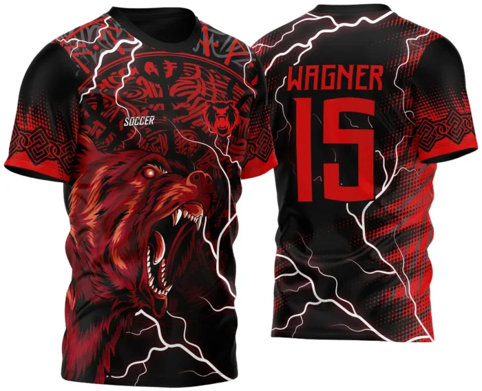 Arte Vetor Camisa Para InterClasse Urso Feroz Celta 2023 Modelo 2