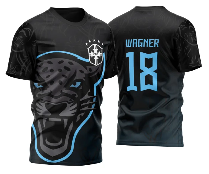 Arte Vetor Camisa InterClasse Pantera Negra Brasil 2023