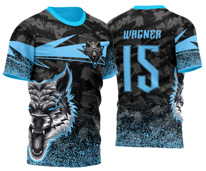 Arte Vetor Camisa InterClasse Lobo Guerreiro