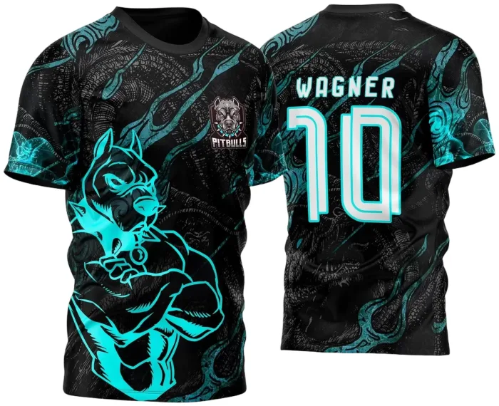 Arte Vetor Camisa InterClasse Pitbull of Dragon 2025 Azul