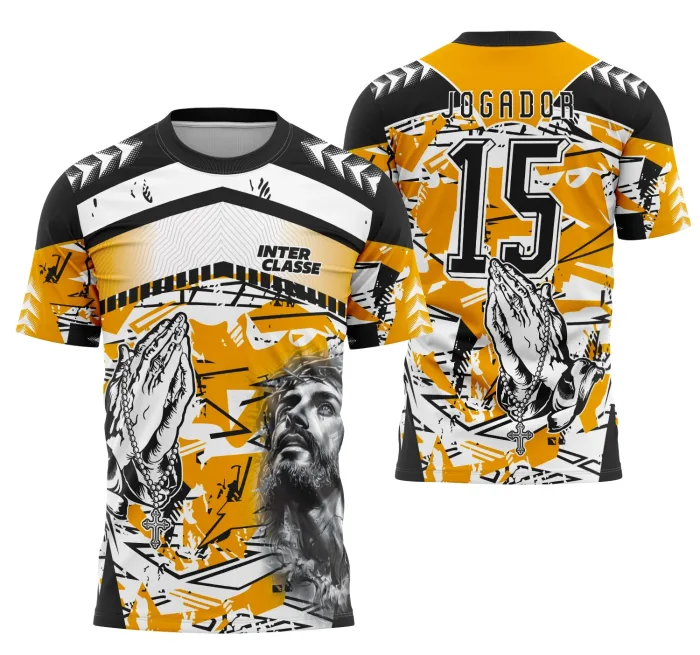 Camisa Interclasse Futebol Jesus Cristo modelo 7
